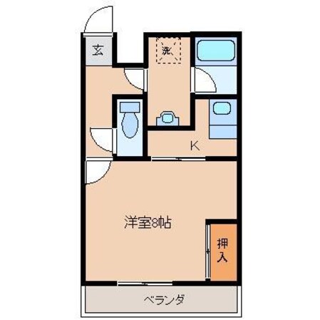 コーポラスキャンパスの物件間取画像